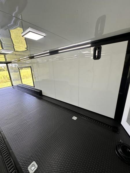 New 2026 Rock Solid Cargo 8.5x28 Race Trailer-Finished Interior- Interior-Triple 7000 TORSIONS -RECESSED E-TRACK-ESCAPE DOOR-HD RAMP