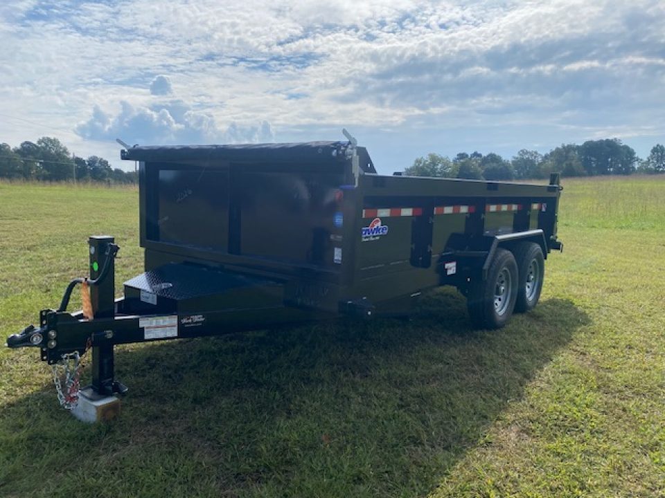 New 2026 Hawke Trailers 7X14 14K Low Pro Dump Trailer
