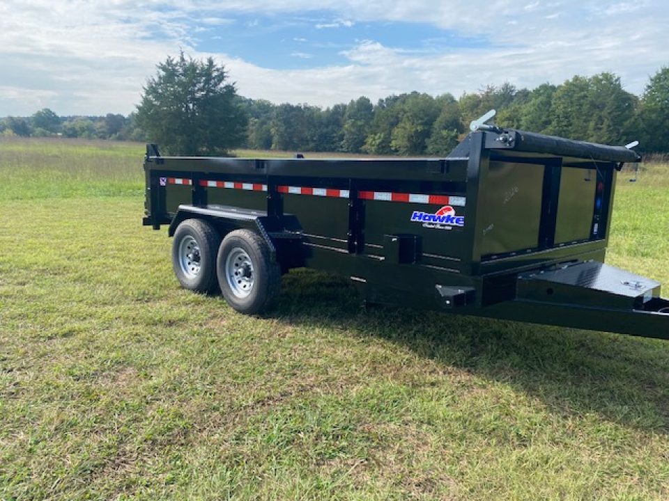 New 2026 Hawke Trailers 7X14 14K Low Pro Dump Trailer