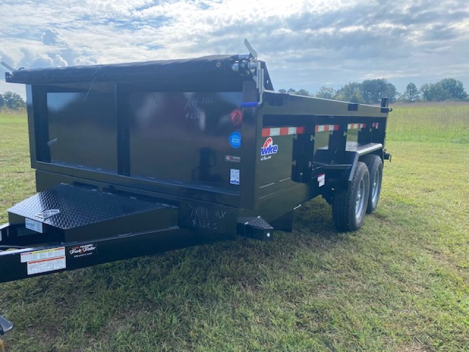 New 2026 Hawke Trailers 7X14 14K Low Pro Dump Trailer