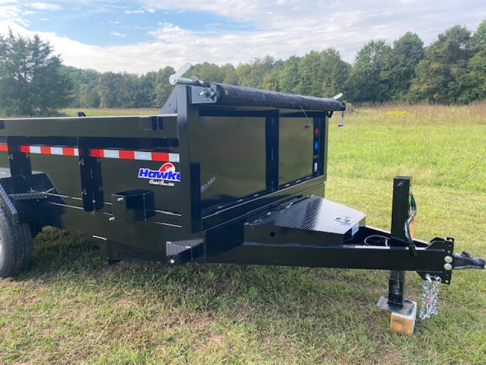 New 2026 Hawke Trailers 7X14 14K Low Pro Dump Trailer