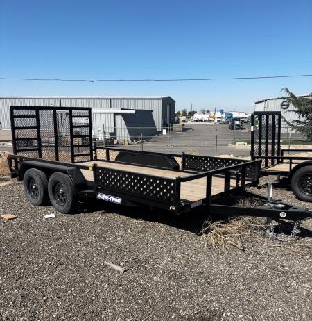 New 2026 Sure-Trac 7X14 UTILITY TRAILER 7K WITH SIDE LOAD AND REAR LOAD
