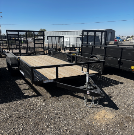 New 2026 Sure-Trac 7X16 UTILITY TRAILER 7K WITH SIDE LOAD AND REAR LOAD