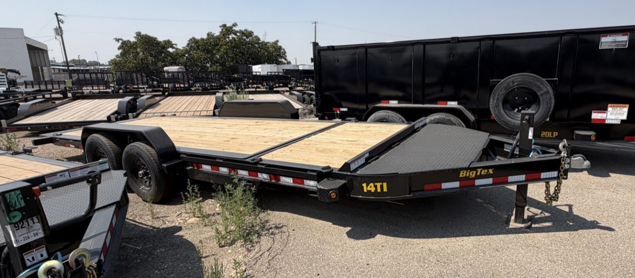 New 2027 Big Tex Trailers 7X20 TILT TRAILER 15.4K WITH SPLIT DECK