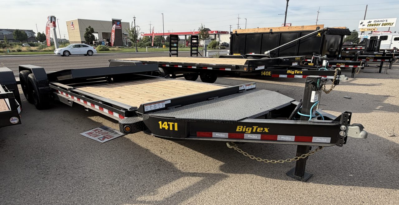 New 2027 Big Tex Trailers 7X24 TILT TRAILER 15.4K WITH SPLIT DECK