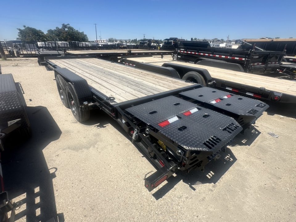 New 2025 Big Tex Trailers 7X22 EQUIPMENT TRAILER 17.5K WITH MEGA RAMPS