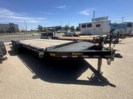 New 2025 Big Tex Trailers 7X22 EQUIPMENT TRAILER 17.5K WITH MEGA RAMPS