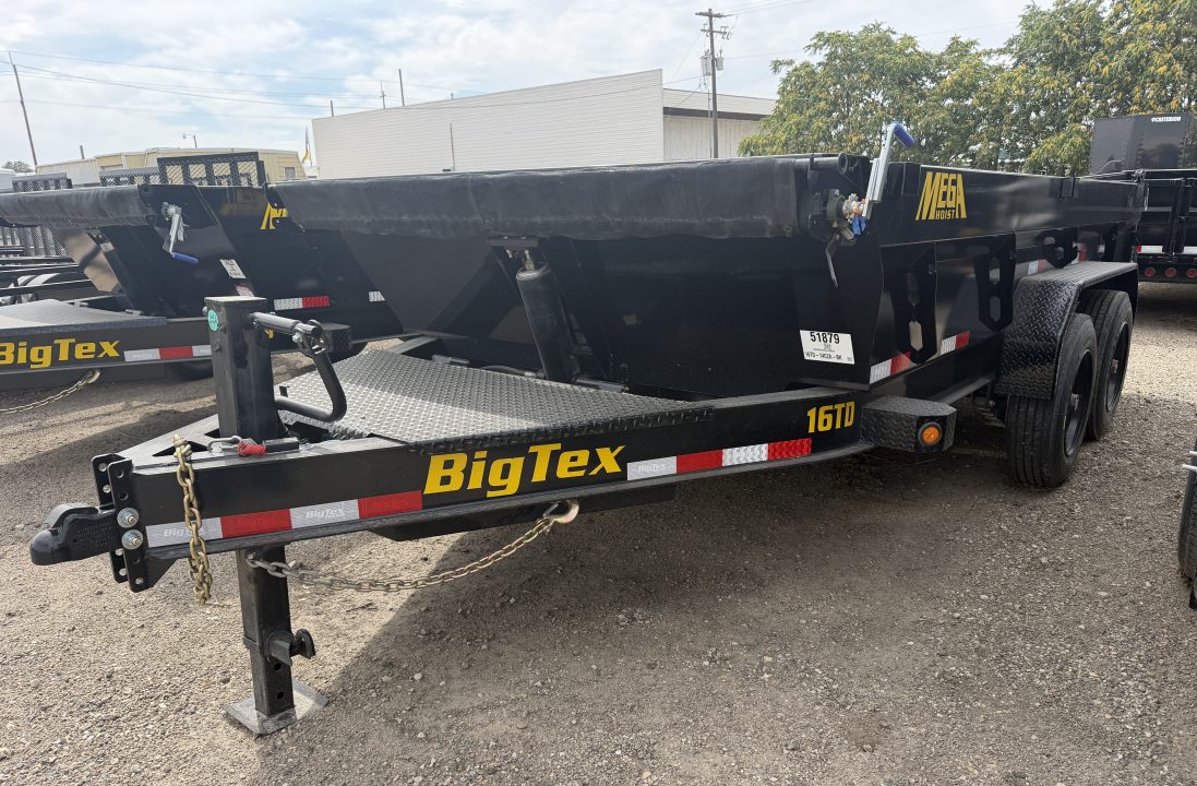 New 2026 Big Tex Trailers 7X14 TELESCOPING DUMP 17.5K WITH 2FT SIDES