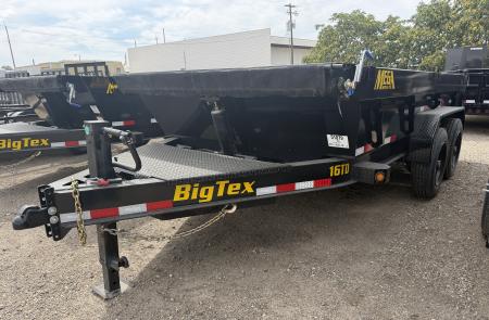 New 2026 Big Tex Trailers 7X14 TELESCOPING DUMP 17.5K WITH 2FT SIDES