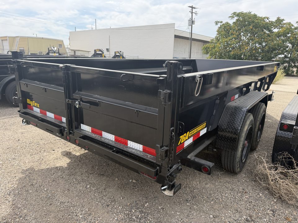 New 2027 Big Tex Trailers 7X16 TELESCOPING DUMP 17.5K WITH 2FT SIDES AND HYDRAULIC JACK