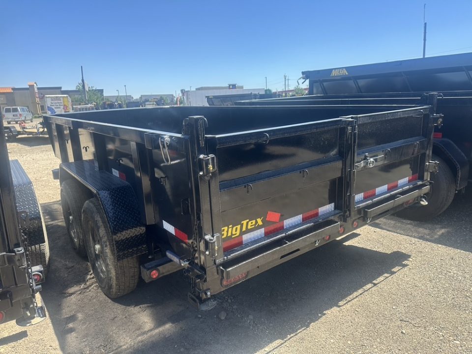 New 2027 Big Tex Trailers 7X14 DUMP TRAILER 14K WITH 2FT SIDES