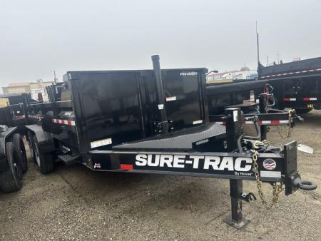 New 2025 Sure-Trac 7X14 TELESCOPING DUMP 17.5K