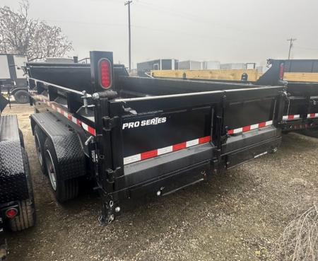 New 2025 Sure-Trac 7X14 TELESCOPING DUMP 17.5K