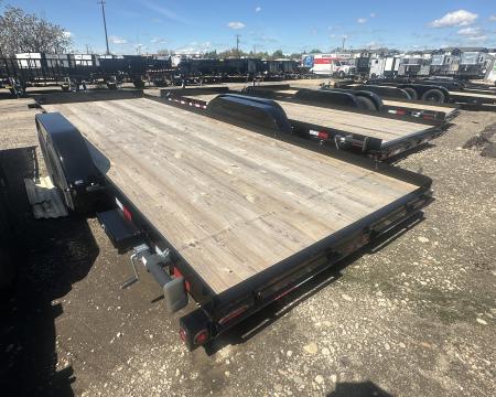 New 2026 Big Tex Trailers 7X20 OPEN CAR HAULER 10K WITH SLIDE IN RAMPS