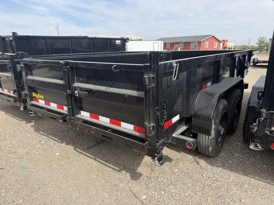 New 2026 Big Tex Trailers 7X14 DUMP TRAILER 17.5K WITH HYDRAULIC JACK
