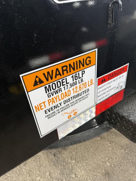 New 2026 Big Tex Trailers 7X14 DUMP TRAILER 17.5K WITH HYDRAULIC JACK