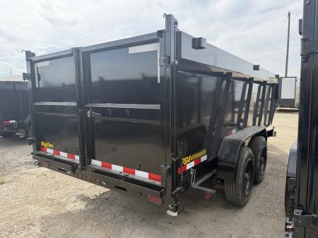 New 2027 Big Tex Trailers 7X16 TELESCOPING DUMP 17.5K WITH 4FT SIDES AND HYDRAULIC JACK