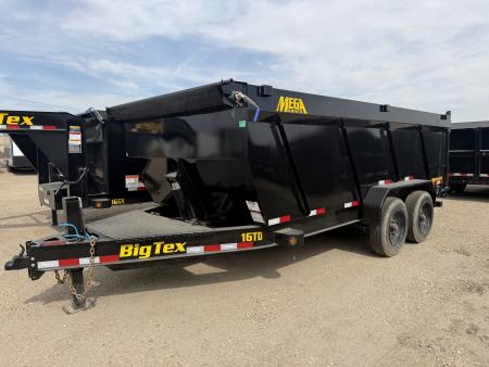 New 2027 Big Tex Trailers 7X16 TELESCOPING DUMP 17.5K WITH 4FT SIDES AND HYDRAULIC JACK