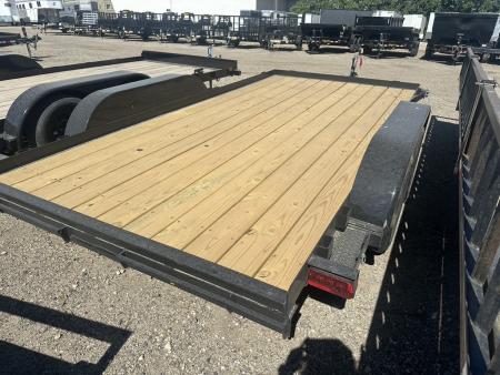 New 2026 Big Tex Trailers 7X14 OPEN CAR HAULER 6K WITH SLIDE IN RAMPS