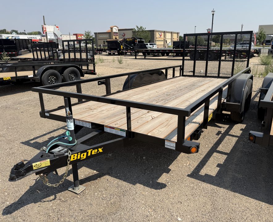 New 2026 Big Tex Trailers 6.5X16 UTILITY TRAILER 6K WITH RAMPGATE