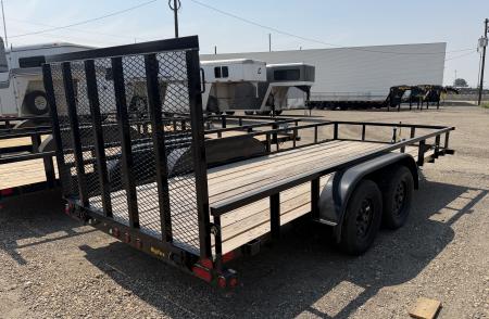 New 2026 Big Tex Trailers 6.5X16 UTILITY TRAILER 6K WITH RAMPGATE