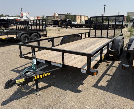 New 2026 Big Tex Trailers 6.5X16 UTILITY TRAILER 6K WITH RAMPGATE