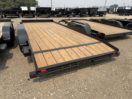New 2027 Big Tex Trailers 7X18 OPEN CAR HAULER 7K WITH SLIDE IN RAMPS