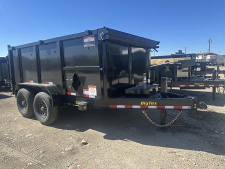 New 2026 Big Tex Trailers 7X12 DUMP TRAILER 14K WITH 4FT SIDES