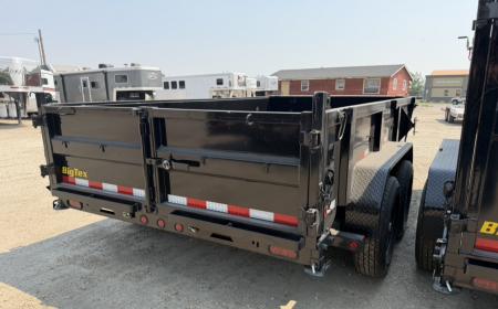 New 2027 Big Tex Trailers 7X12 DUMP TRAILER 14K WITH 2FT SIDES