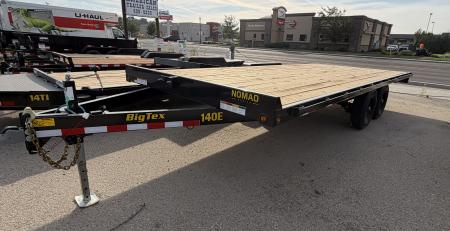 New 2027 Big Tex Trailers 8.5X20 OVER AXLE EQUIPMENT TRAILER 14K WITH SLIDE IN RAMPS