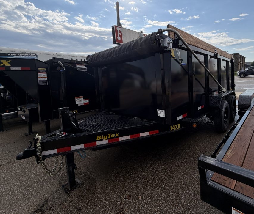 New 2026 Big Tex Trailers 7X16 DUMP TRAILER 15.4K WITH 4FT SIDES