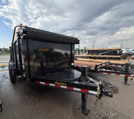 New 2026 Big Tex Trailers 7X16 DUMP TRAILER 15.4K WITH 4FT SIDES