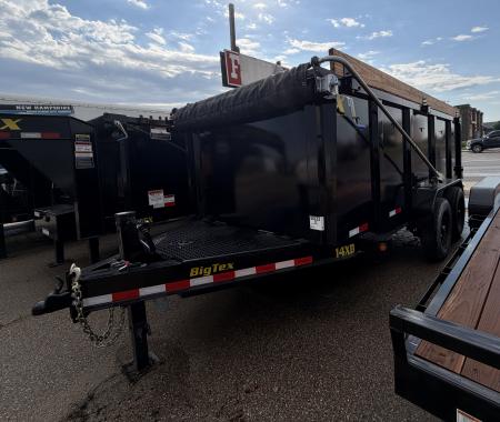 New 2026 Big Tex Trailers 7X16 DUMP TRAILER 15.4K WITH 4FT SIDES