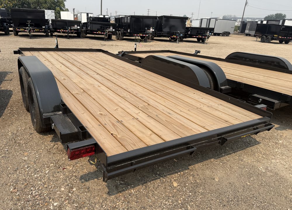 New 2027 Big Tex Trailers 7X16 OPEN CAR HAULER 6K WITH SLIDE IN RAMPS
