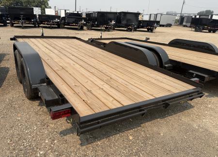 New 2027 Big Tex Trailers 7X16 OPEN CAR HAULER 6K WITH SLIDE IN RAMPS