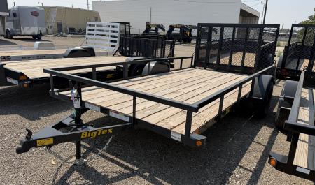 New 2026 Big Tex Trailers 7X14 UTILITY TRAILER 3K WITH RAMPGATE