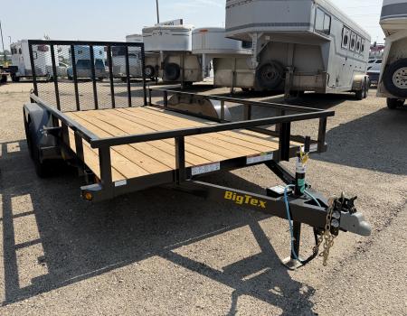 New 2027 Big Tex Trailers 7X14 UTILITY TRAILER 7K WITH RAMPGATE