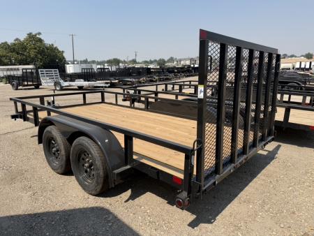 New 2027 Big Tex Trailers 7X14 UTILITY TRAILER 7K WITH RAMPGATE