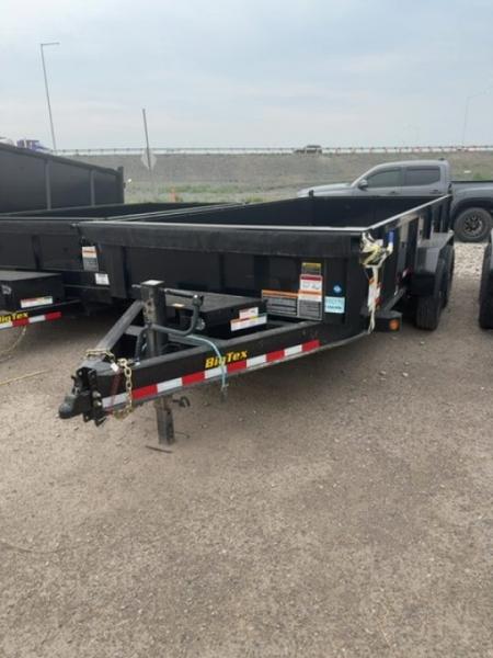 New 2026 Big Tex Trailers 7X16 DUMP TRAILER 14K WITH 2FT SIDES