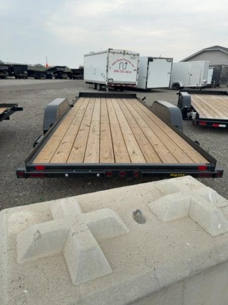 New 2027 Big Tex Trailers 7X20 OPEN CAR HAULER 7K WITH SLIDE IN RAMPS