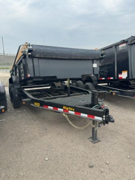 New 2025 Big Tex Trailers 7X14 DUMP TRAILER 15.4K WITH 2FT SIDES