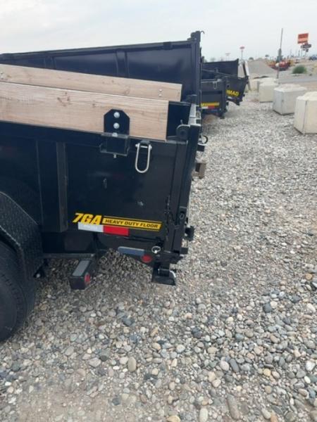 New 2025 Big Tex Trailers 7X14 DUMP TRAILER 15.4K WITH 2FT SIDES