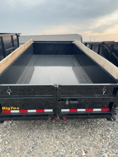 New 2025 Big Tex Trailers 7X14 DUMP TRAILER 15.4K WITH 2FT SIDES