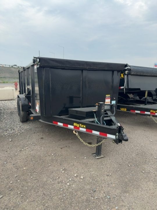 New 2026 Big Tex Trailers 7X16 DUMP TRAILER 14K WITH 4FT SIDES