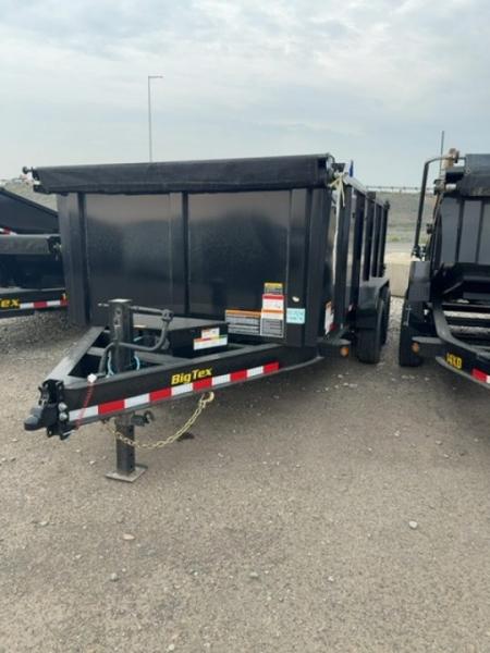 New 2026 Big Tex Trailers 7X16 DUMP TRAILER 14K WITH 4FT SIDES