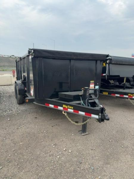 New 2026 Big Tex Trailers 7X16 DUMP TRAILER 14K WITH 4FT SIDES