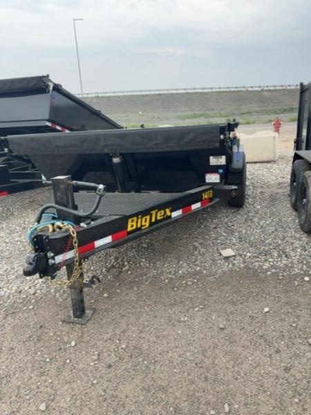 New 2026 Big Tex Trailers 7X14 TELESCOPING DUMP TRAILER 15.4K WITH 2FT SIDES