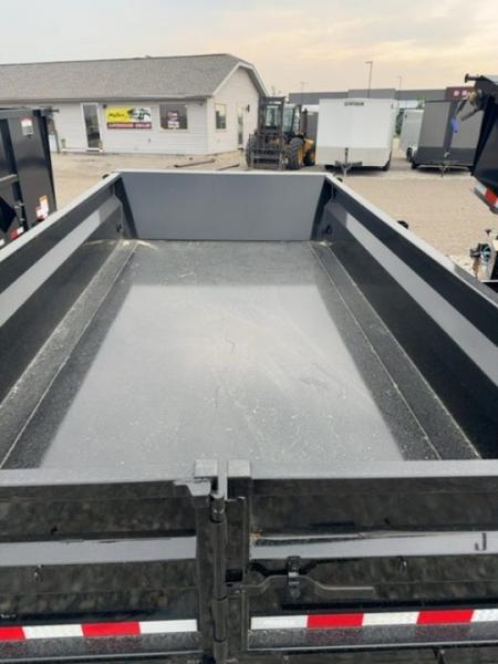 New 2026 Big Tex Trailers 7X14 TELESCOPING DUMP TRAILER 15.4K WITH 2FT SIDES