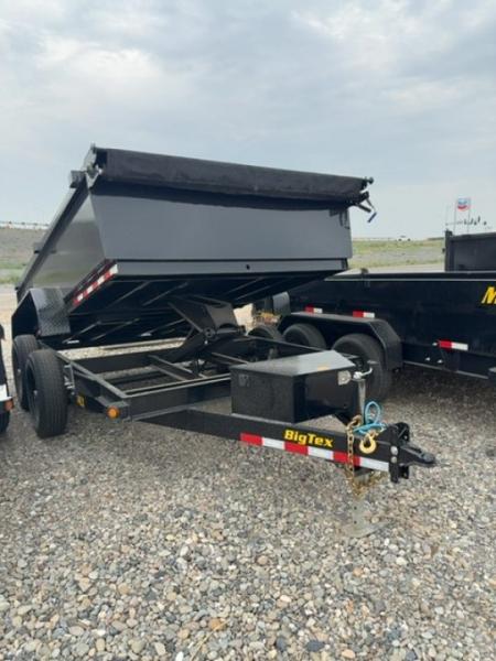 New 2026 Big Tex Trailers 7X12 DUMP TRAILER 14K WITH 2FT SIDES