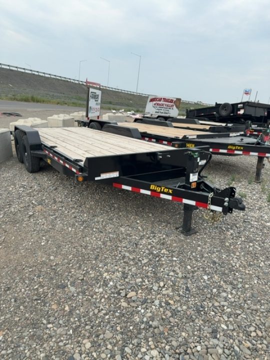New 2025 Big Tex Trailers 7X18 EQUIPMENT TRAILER 14K WITH SLIDE IN RAMPS